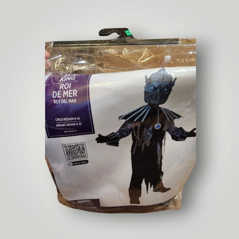 Sea King halloweenyouth costume size M 8 10